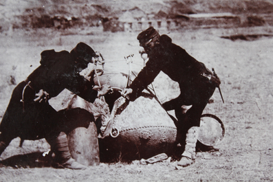 Exceptionnel album de photographies de la r&eacute;volution chinoise, 1900-1910