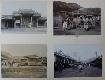 Exceptionnel album de photographies de la r&eacute;volution chinoise, 1900-1910