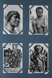 Casimir Ostoja Zagourski (1883-1944), &quot;L'Afrique qui dispara&icirc;t&quot;, origineel lederen foto-album, Congo, vroeg 20e