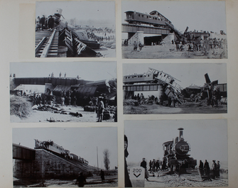 Exceptionnel album de photographies de la r&eacute;volution chinoise, 1900-1910