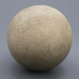 A rare intact egg of an elephant bird, Aepyornis Maximus, Madagascar, pre-17th C.