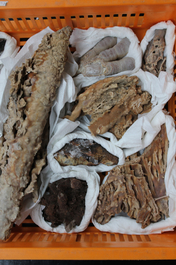 A box lot of various minerals and semi-precious stones