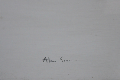 Alan Green: Overload, abstract screenprint