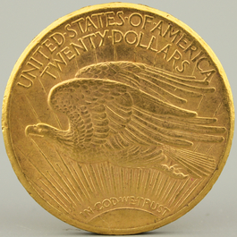 Gouden muntstuk, Saint Gaudens Double Eagle, 1910, $20