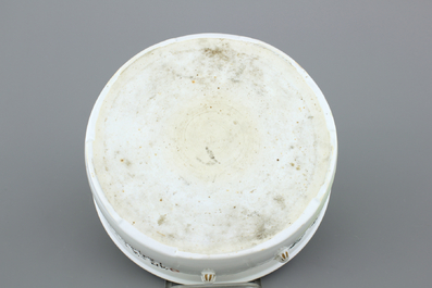 Coupe couverte en porcelaine de Chine, style Qianjiang, 19e-20e