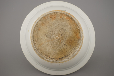 A Chinese porcelain bowl in Qianjiang landscape style, 19/20th C.