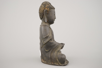 A Chinese bronze Buddha, Ming dynasty