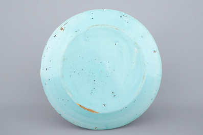 A Nurembergberg faience biblical plate, 18th C.