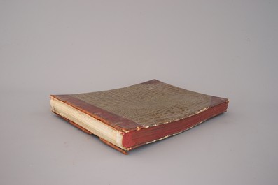 A photo album with albumine prints of Switzerland, 19/20th C.