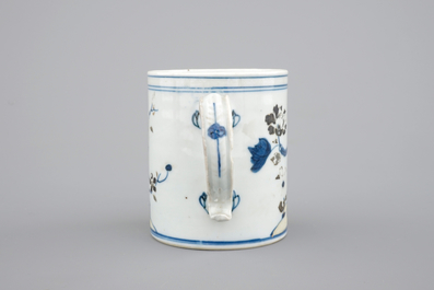 A Chinese shipwreck porcelain beer mug, Nanking Cargo, ca. 1752