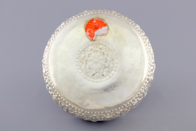 An Indonesian yogya silver bowl, 19th C.