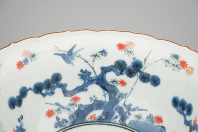 A fine Japanese porcelain Kakiemon bowl, 18th C.