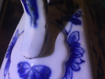 A Chinese porcelain blue and white ewer for the Islamic market, Kangxi, ca. 1700