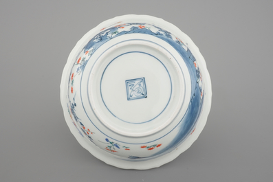 A fine Japanese porcelain Kakiemon bowl, 18th C.