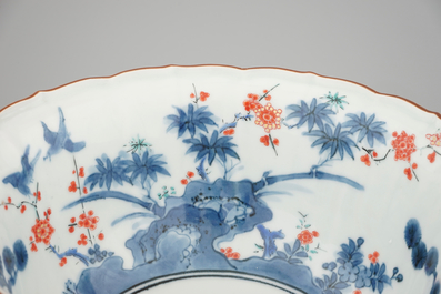 A fine Japanese porcelain Kakiemon bowl, 18th C.