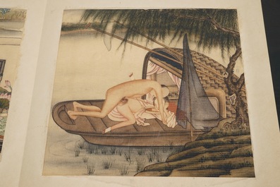 A collection of Chinese erotical prints, early 20th C.