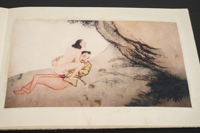 A collection of Chinese erotical prints, early 20th C.