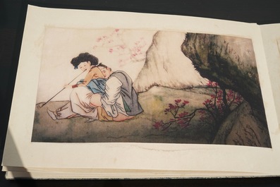 A collection of Chinese erotical prints, early 20th C.