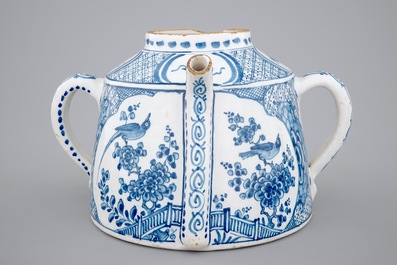 A Dutch Delft posset pot for the English market, early 18th C.