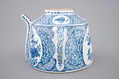 A Dutch Delft posset pot for the English market, early 18th C.