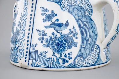 A Dutch Delft posset pot for the English market, early 18th C.