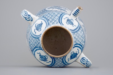 A Dutch Delft posset pot for the English market, early 18th C.