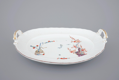 A Meissen porcelain tray decorated in Kakiemon style, 18th C.