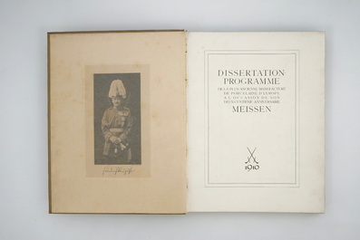 Een groot-formaat boek over Meissen porselein: K&ouml;niglich S&auml;chsische Porzellanmanufaktur Meissen, 1710-1910