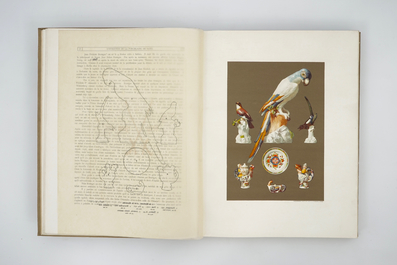 A large book on Meissen porcelain: K&ouml;niglich S&auml;chsische Porzellanmanufaktur Meissen, 1710-1910