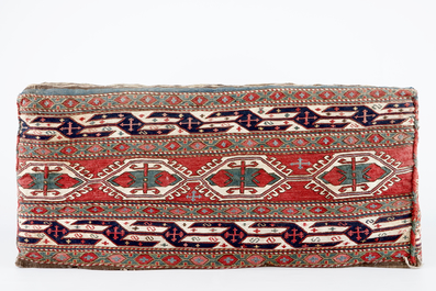 A Turkish pillow, Shahsavan mafrash, mid 19th C.