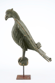 A large French wooden eagle mounted as a lectern, 17/18th C.