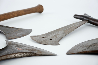 A collection of African weapons, 19/20th C.