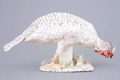 Jack Jefferys (1896-1961): A large polychrome ceramic model of a turkey