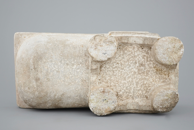 Een marmeren kilga, Fatimid dynastie, Egypte, 11/12e eeuw