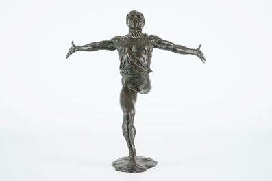 Ian Rank-Broadley: A bronze figure of a Russian ballet dancer, 20th C.