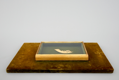 Charles Delporte (1928-2012), &quot;Offerande aan Brasilia&rdquo;, an 18-carat gold brooch