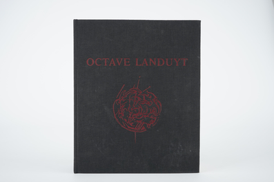 Octave Landuyt (1922), Mechanisme, 1961, huile sur panneau, avec un livre sur l'artiste