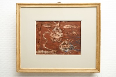 Marcel Louis Baugniet (1896-1995), A composition of fish, 1948, gouache on paper