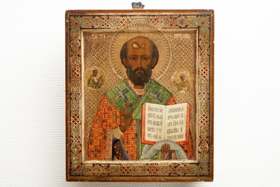 A Russian icon of Christ Pantocrator, 19th C. or earlier