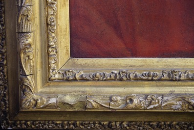 A portrait of Christ, Flemish school, oil on copper, 16/17th C.