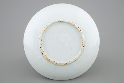 A Chinese ko-sometsuke blue and white saucer dish for the Japanese market, Transitional period, 1620-1683