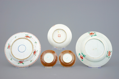 A collection of various Chinese porcelain, 17/19th C.