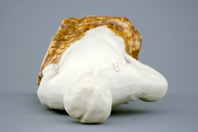 A Chinese porcelain figure of a communist leader, 20th C.