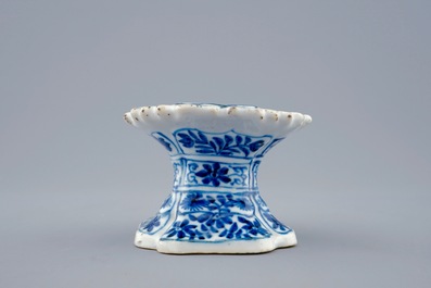 A Chinese blue and white export salt, Kangxi