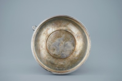 A large Chinese export or straits silver tankard, mark of Da Xing, Canton, 1870-1900