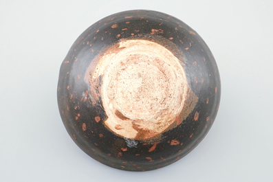 A Chinese jizhou glazed bowl, prob. Song Dynasty, 10/13th C.