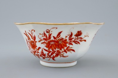 A rare Chinese erotical subject bowl, 19/20th C.