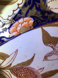 Two very large Japanese Imari dishes, 17/18th C.