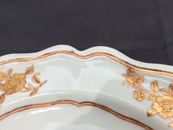 A pair of Chinese Spanish market plates with the arms of Arguello, Qianlong, ca. 1770