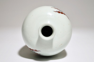 A Chinese doucai &quot;dragon&quot; meiping vase, 20th C.